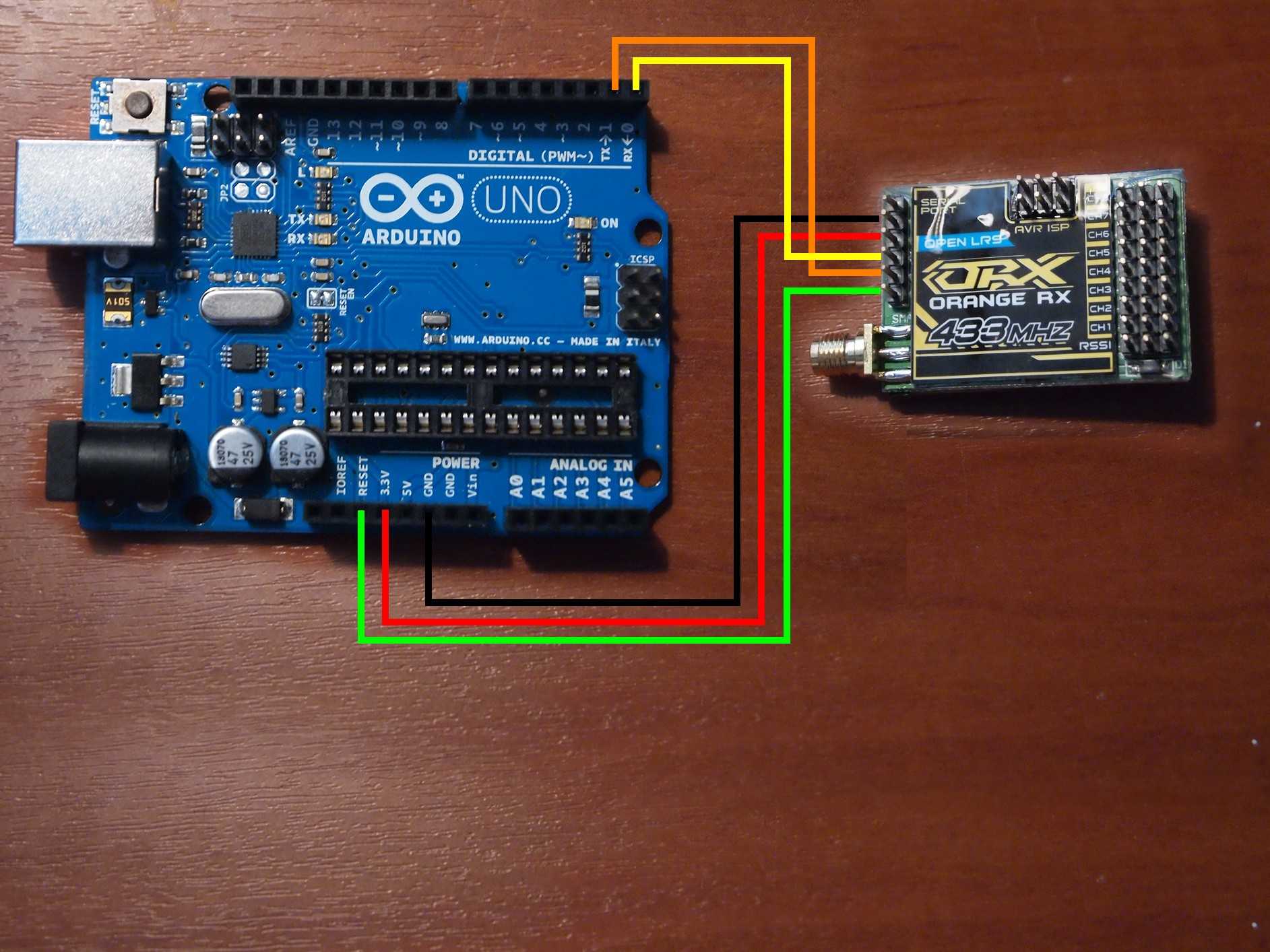 Управление шлагбаумом с помощью arduino uno и радиопередатчика 433 мгц
