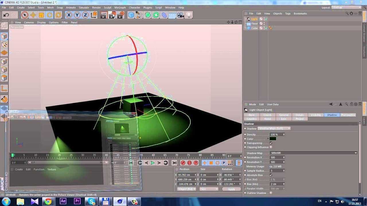 Работа со светом в 3d: настройка направления и размера источников освещения / skillbox media