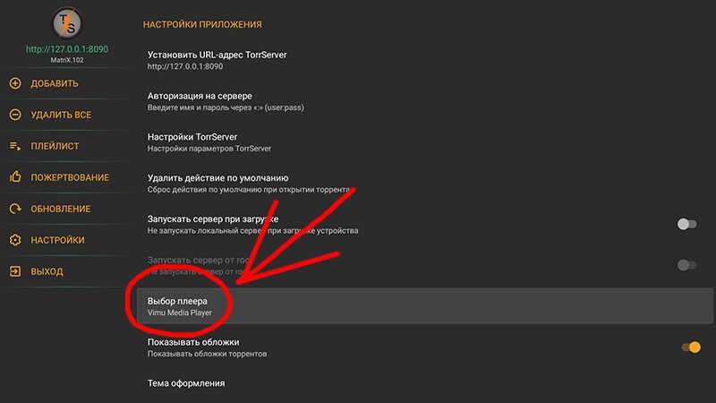 Посмотри в настройках. TORRSERVER. TORRSERVER адреса. Как настроить TORRSERVE. Настройка TORRSERVE для андроид ТВ.