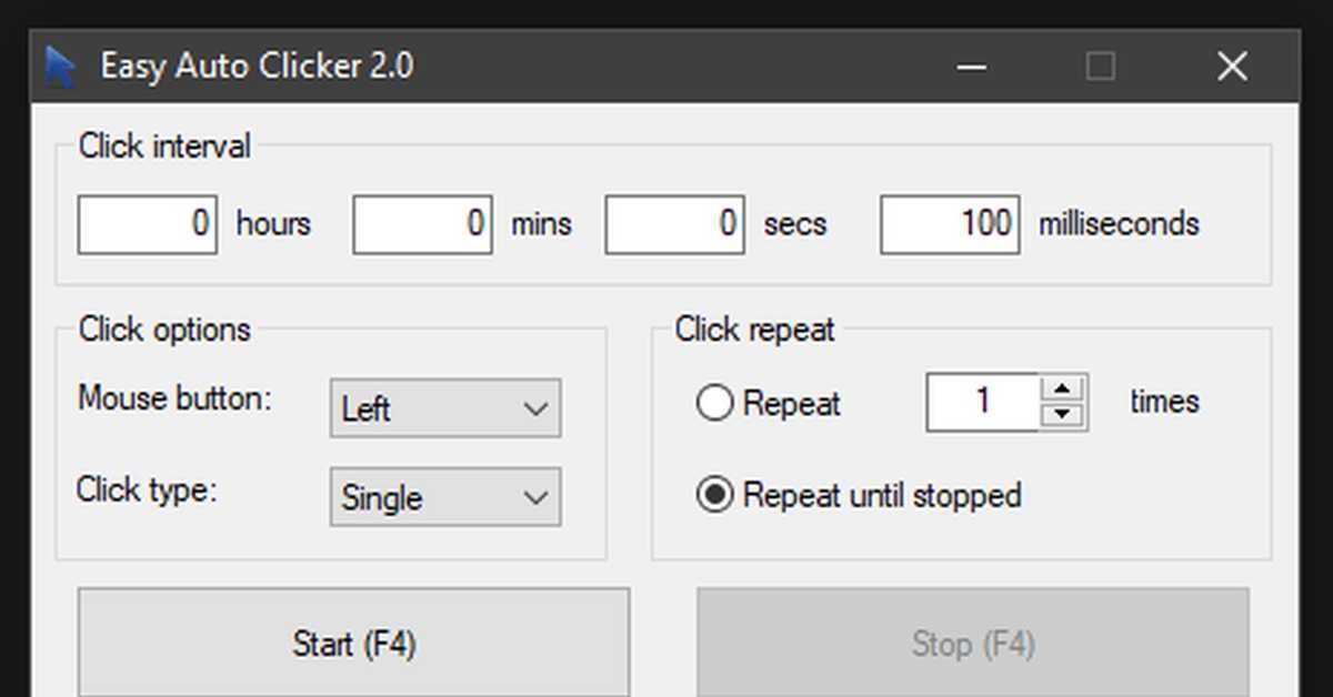 Автокликер windows. Auto Clicker 1.0. Автокликер на мышку. Автоликбез.
