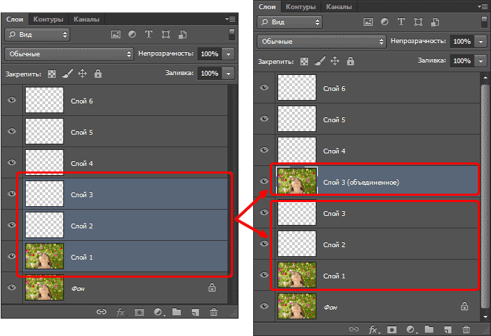 Вводимый в изображение текст в adobe photoshop всегда