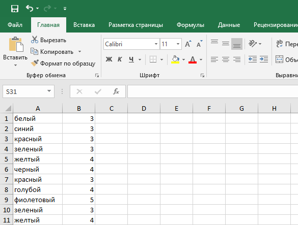 Как сравнить текст в ячейках таблицы excel