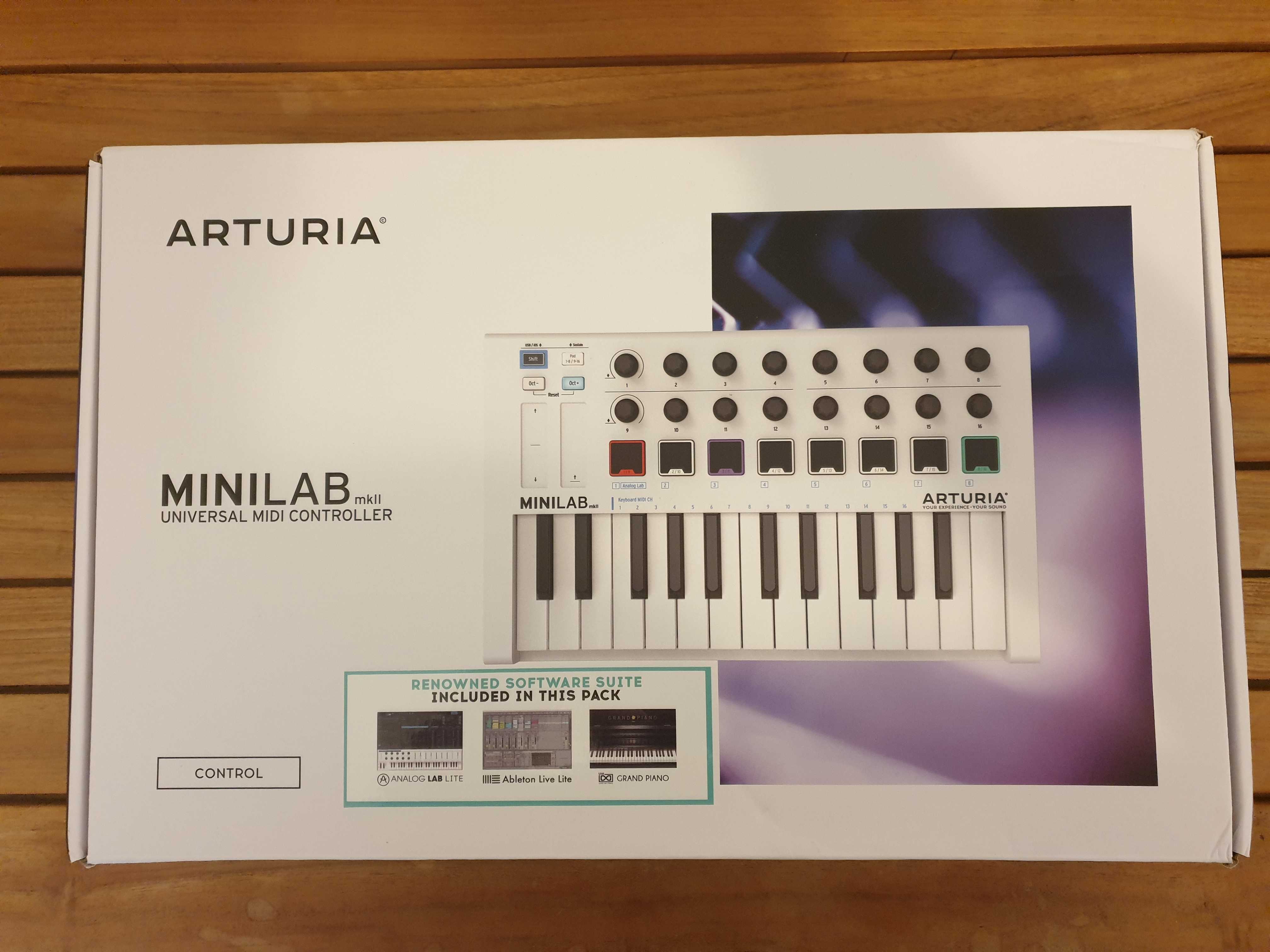Краткое руководство по регистрации Arturia MiniLab MkII и скачиванию прилагаемого ПО Сохранить и прочитать потом — Чтобы зарегистрировать MIDI-клавиатуру