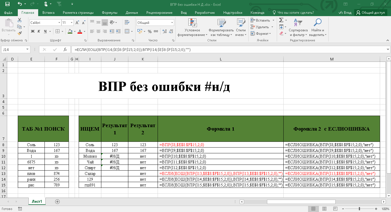 Что значит нд в результате. Excel ВПР #Н/Д. Формула ВПР. «ВПР» (vlookup). Н Д что это эксель.