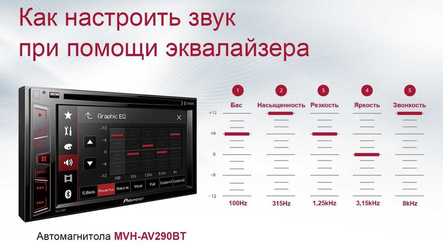Как настроить магнитолу pioneer в машине
