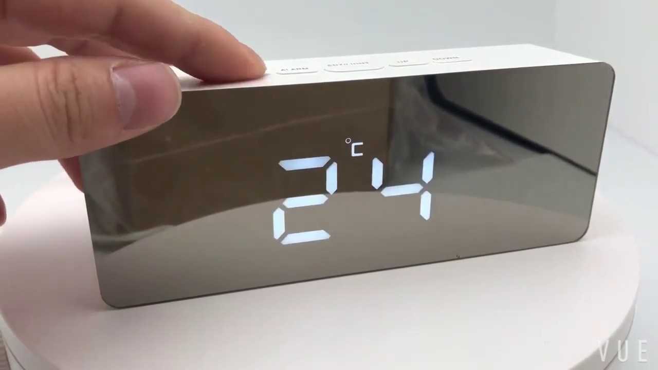 Как настроить настольные часы led mirror clock vst 888y: подробная инструкция