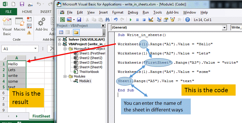 Workbook & worksheet events in excel vba • my online training hub