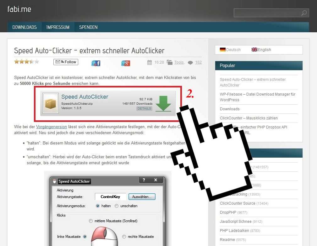 Как настроить автокликер speed autoclicker