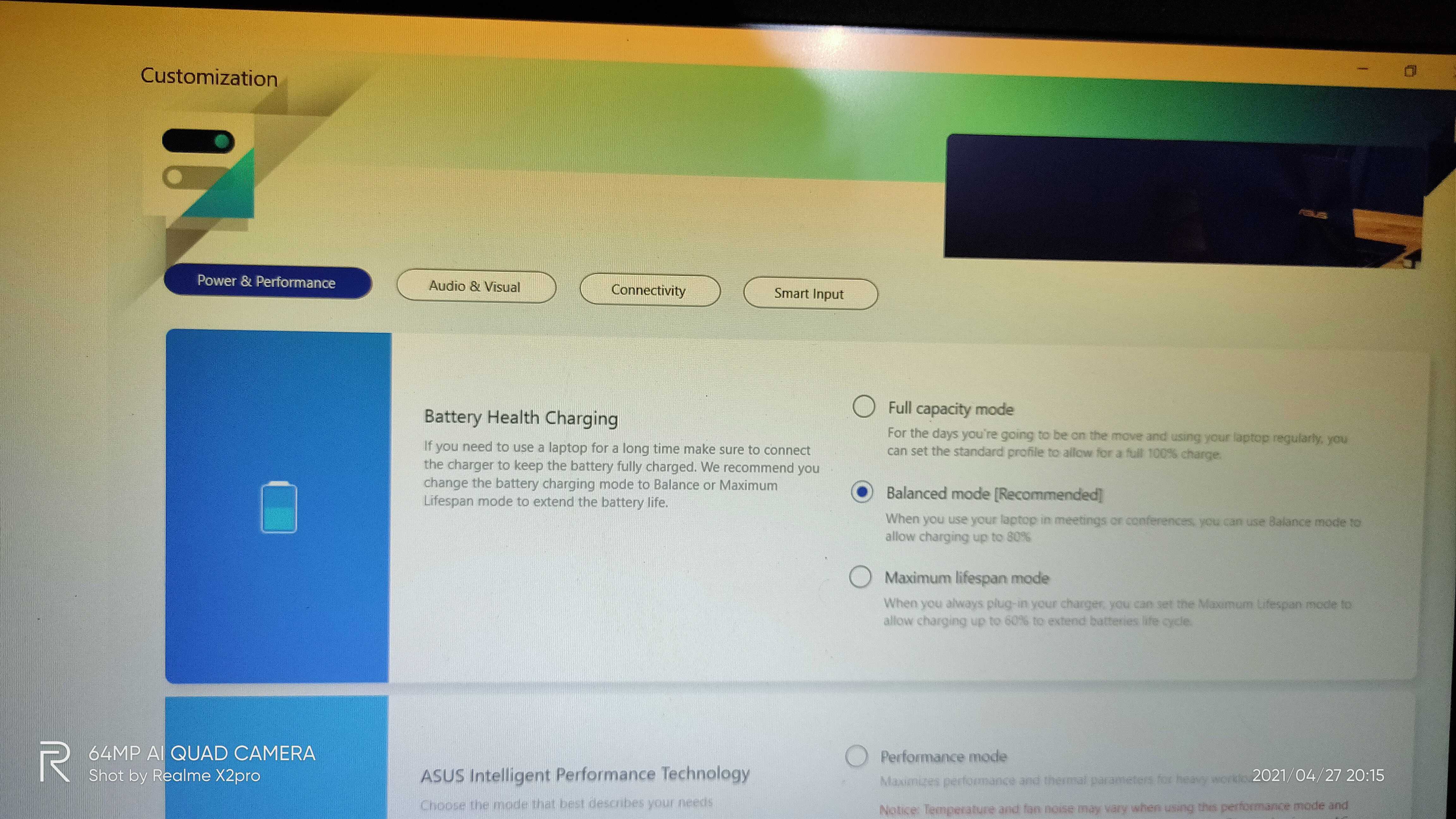 Asus battery health charging utility для windows