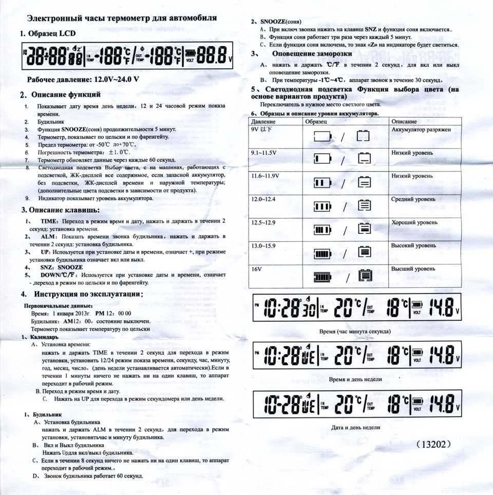 Часы автомобильные vst 7042v инструкция Описание и инструкция по эксплуатации к цифровым часам марки VST I Функциональные особенности Питание от сети