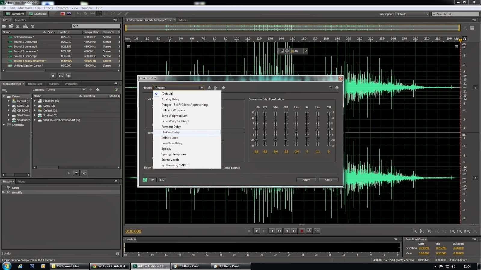 Adobe audition подключение звукового оборудования