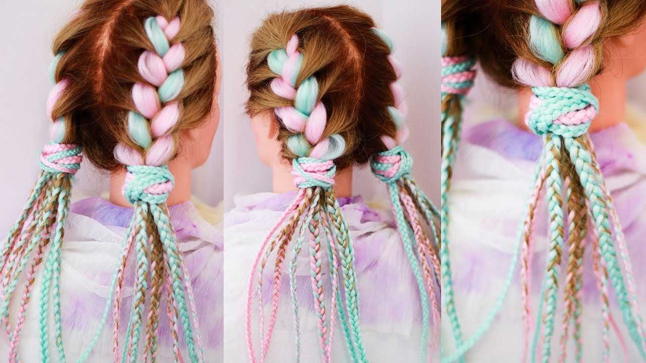 Как заплести две косички