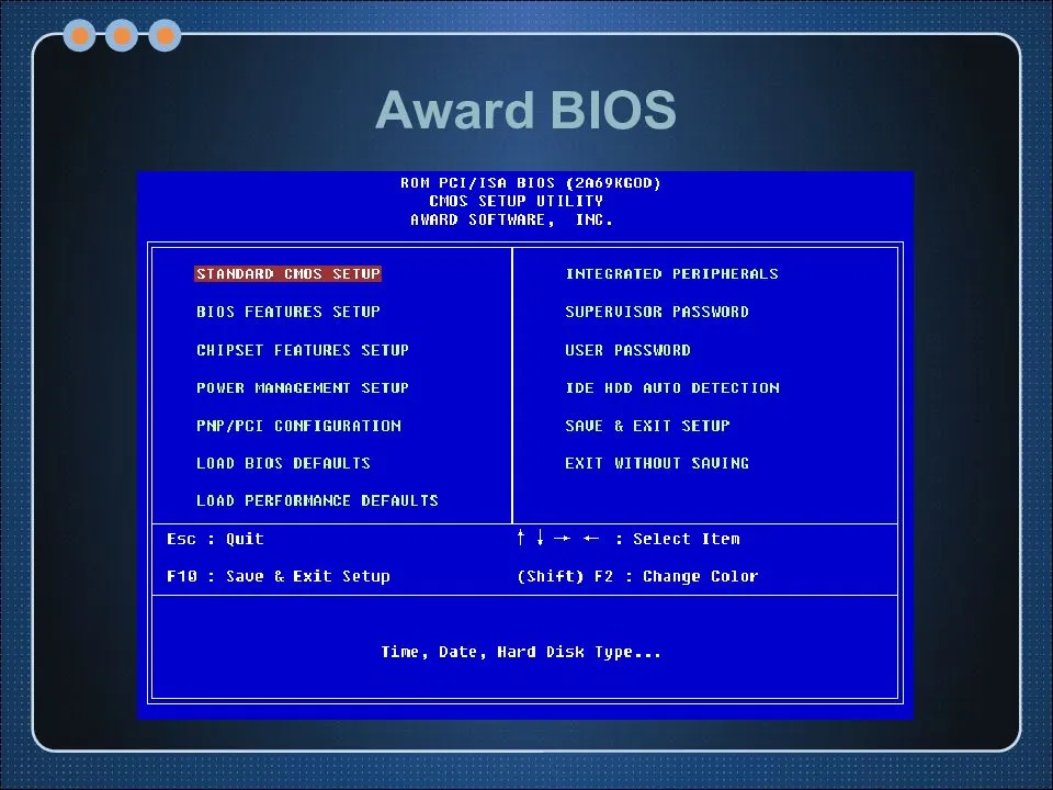 Настройка биоса для игр. Биос 1.01.03.DN. BIOS Award это в компьютере. Award BIOS экран. BIOS 1.25.00.