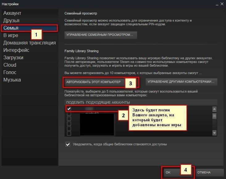 Как включить в стиме family library sharing. Семейный аккаунт стим. Стим Фэмили шаринг. Поделиться играми в Steam. Семейный режим в стиме.