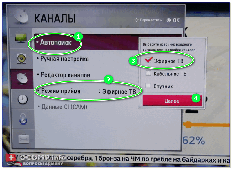 Как настроить цифровое тв на телевизоре samsung, lg, sony и др.?