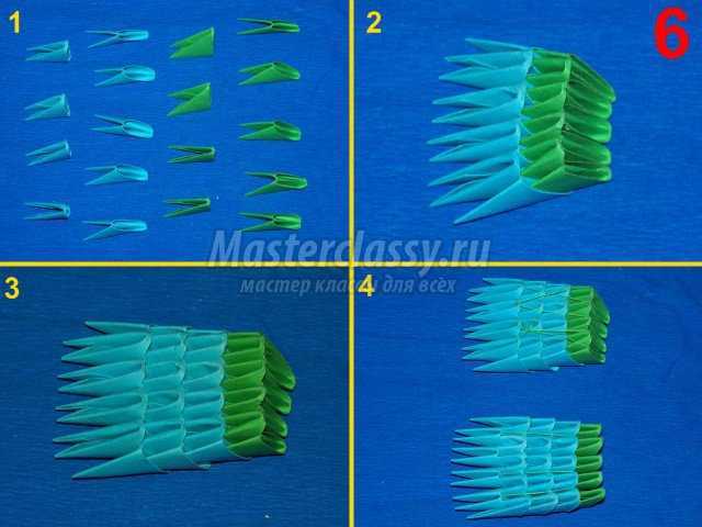 Паровозик из бумаги
