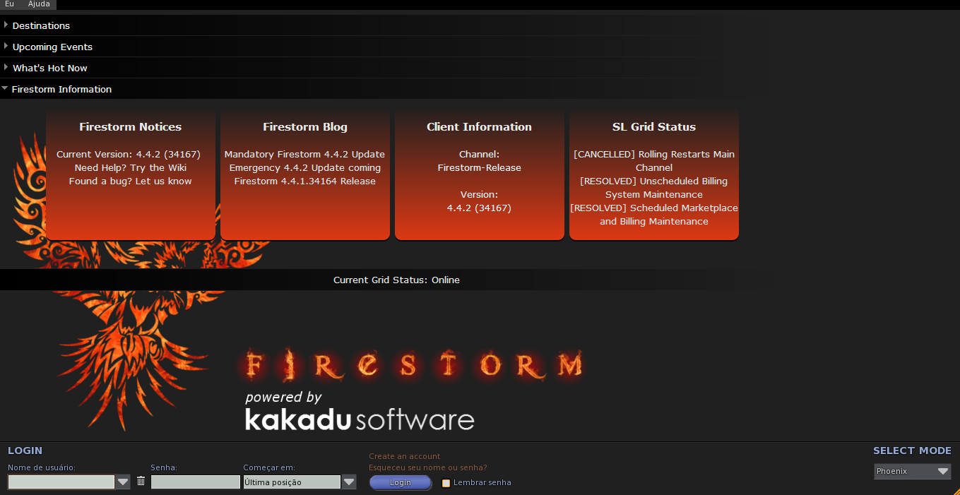 Firestorm для Second Life Актуальная версия Firestorm На сегодняшнее время актуальная версия вьювера Фаершторм - 477, которая полностью совместима с