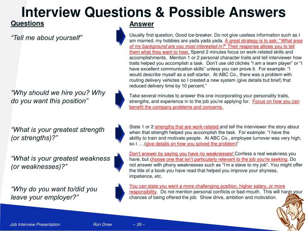 The 40 most frequently asked job interview questions