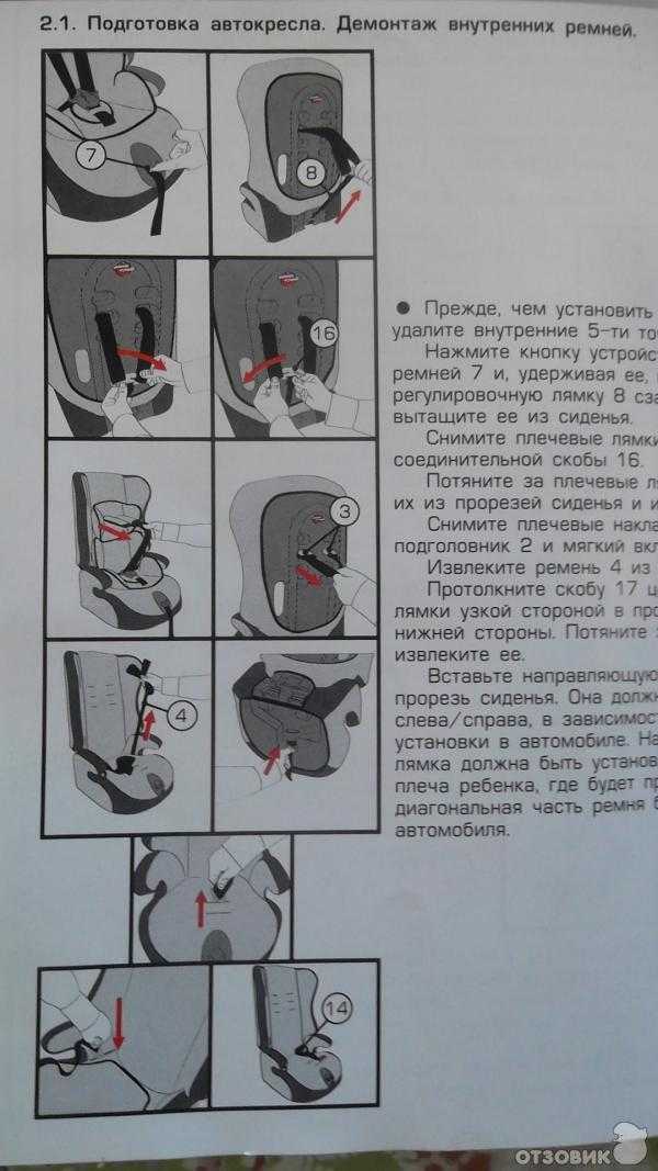 Правильная установка детского автокресла в машину - инструкция