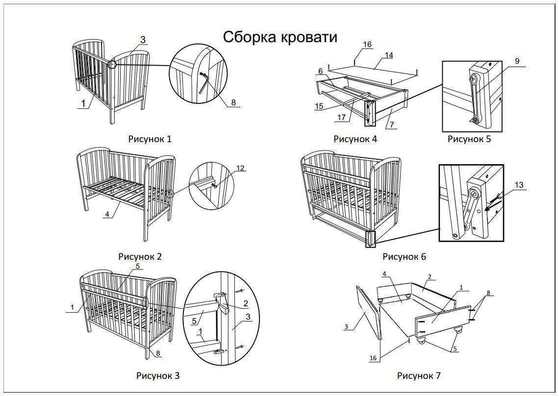 Как настроить маятник на детской кроватке. как собрать детскую кроватку с маятником: инструкция и рекомендации