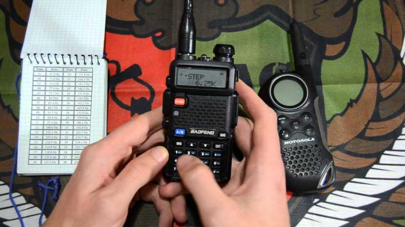 Рация baofeng uv-5r. настройки.