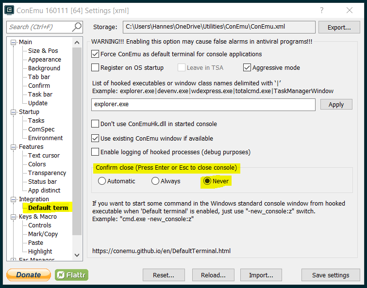 Альтернативный терминал для windows
