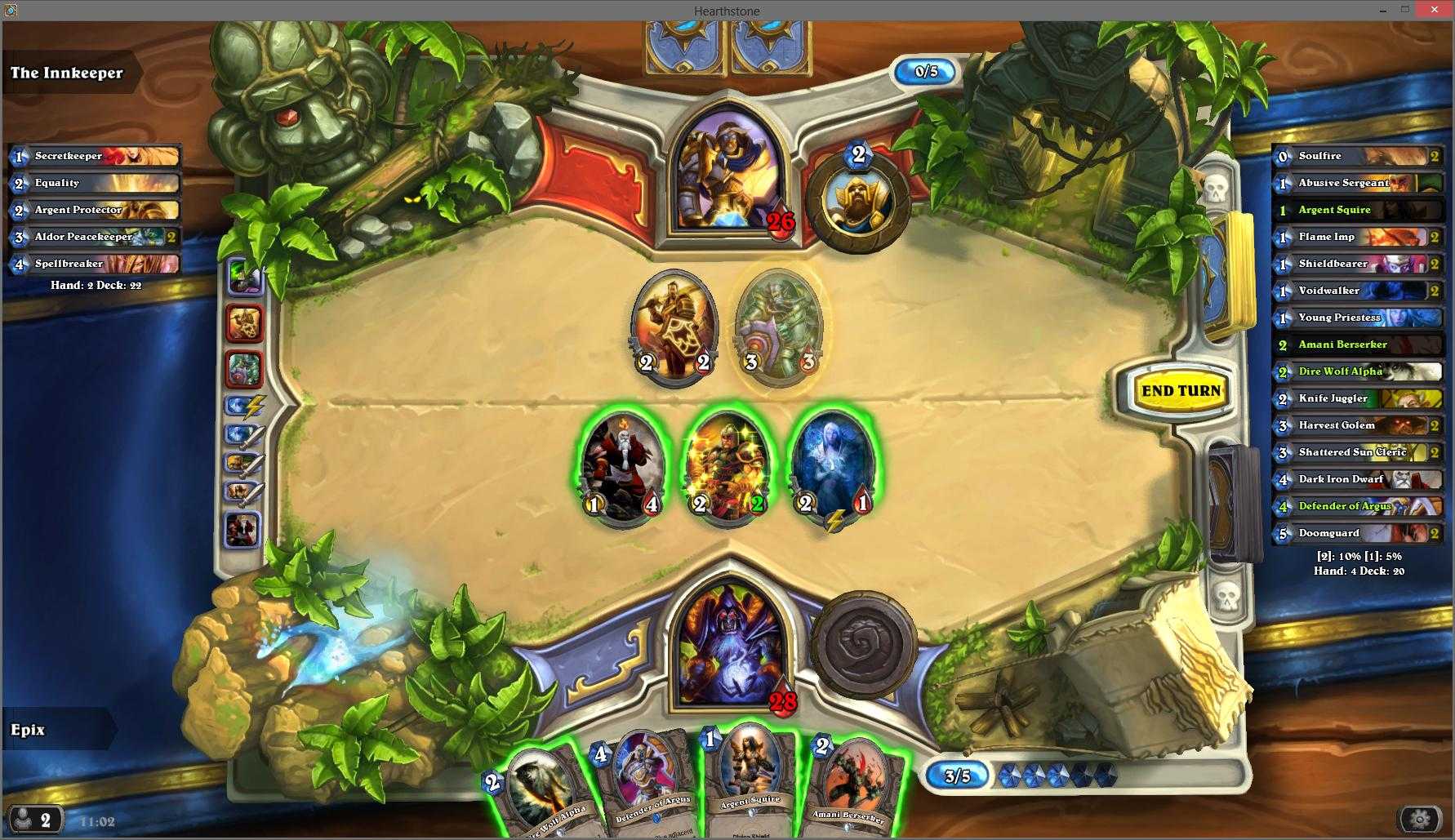 Как настроить дек трекер hearthstone для полей сражений