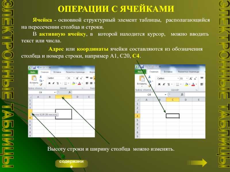 Как в офисе Ячейку таблицы следует представлять как самостоятельную часть документа Текст, который вы вводите в ячейку, будет вводиться только в нее,