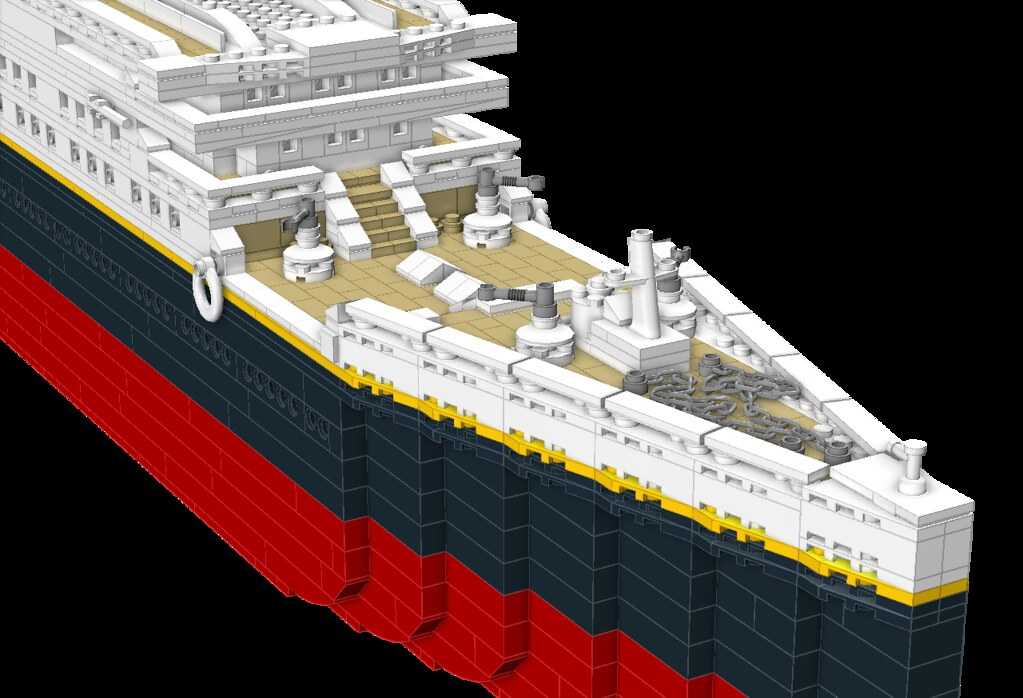Как сделать из лего маленького титаник