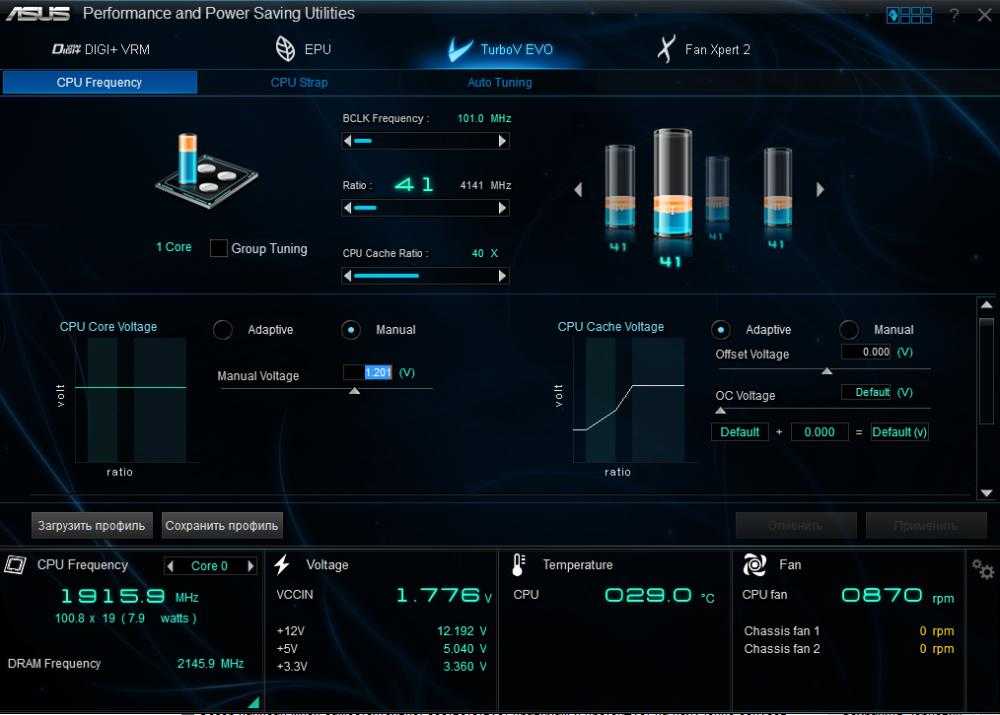 Asus suite 3 разгон процессора