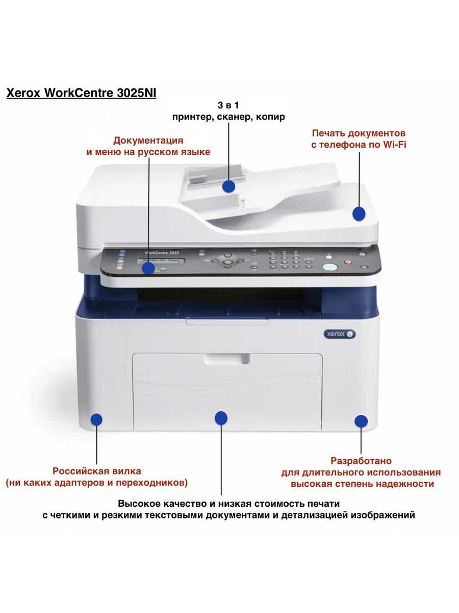 МФУ Xerox WorkCentre 3025: настройка и подключение по Wi-Fi Всем привет В статье мы посмотрим – как можно быстро подключить по WiFi Xerox WorkCentre