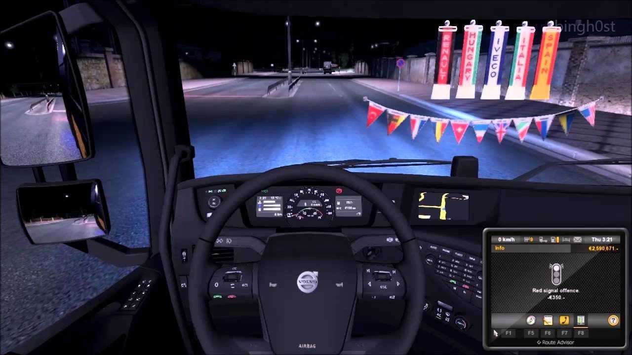 Как включить фары в еuro truck simulator 2: пошаговая инструкция