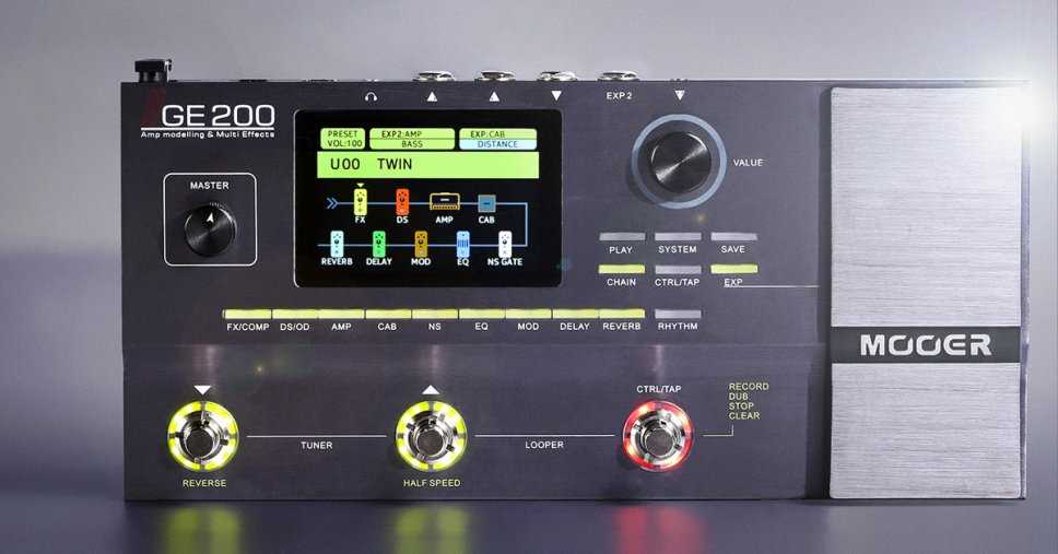 Как включить mooer ge100
