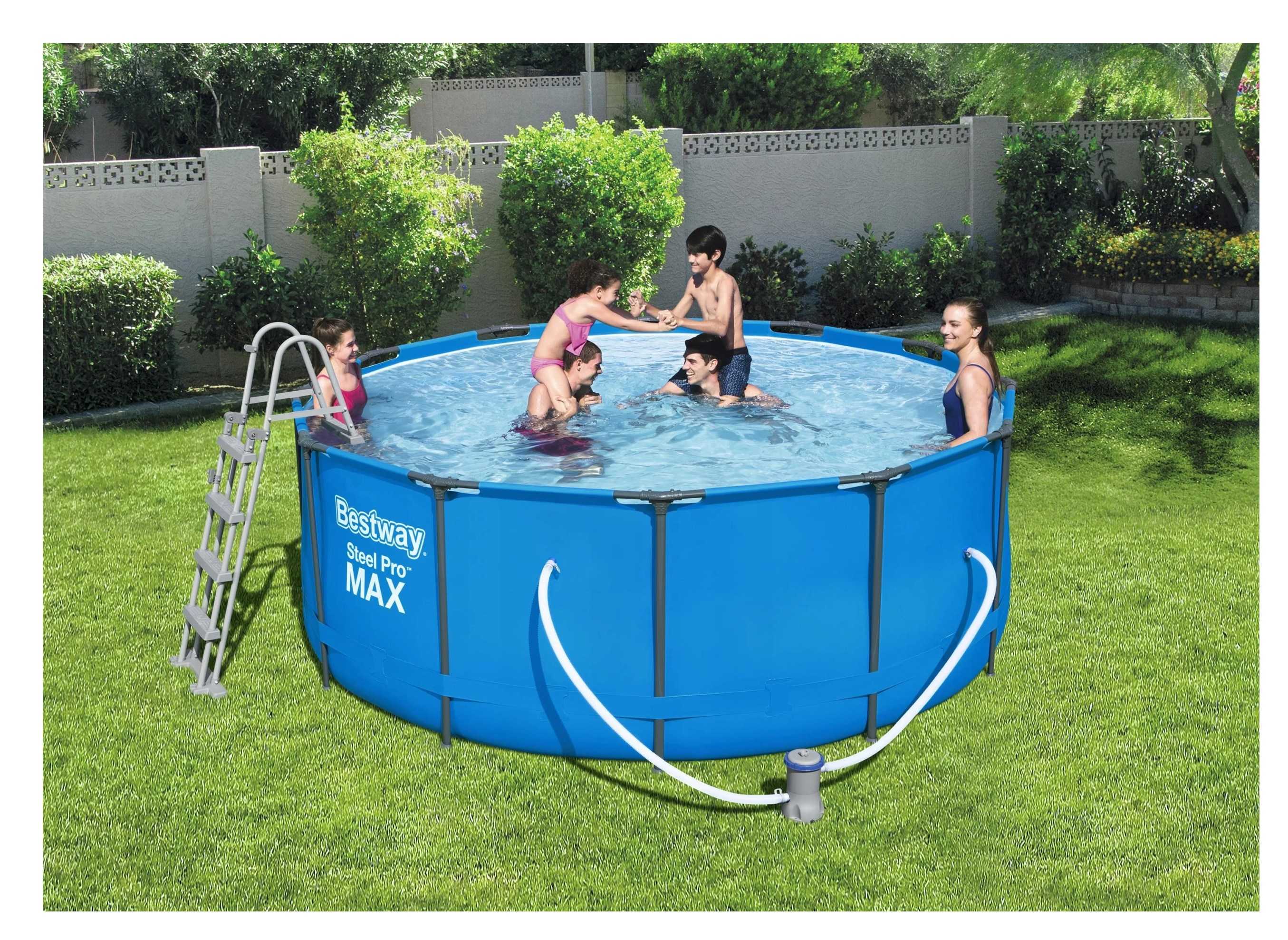 Bestway steel pro max установка насоса