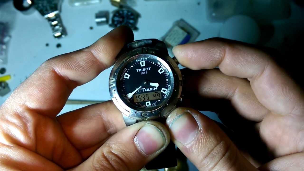 Покажи видео как настраивать часы. Tissot 1853 t Touch. Тиссот гайка часы. Tissot t08.1.187.53 разборка. Tissot 1853 Stainless Steel back.