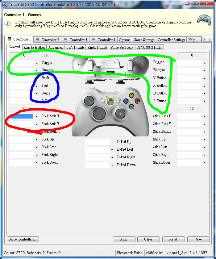 Controller перевод на русский. Xbox 360 Controller Emulator. Эмулятор геймпада Xbox. Эмулятор Xbox 360. X360ce.