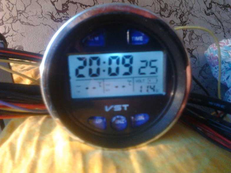 Автомобильные часы vst инструкция по настройке
